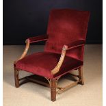 A 19th Century Mahogany Gainsborough Chair.