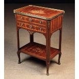 A Late 19th Century French Marquetry Étagère.