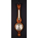 An Inlaid Mahogany Wheel Barometer.