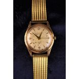 A Vintage Baume & Mercier 18 Carat Gold Wrist Watch,