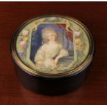 A Late 18th Century French Miniature Portrait on Ivory signed Dubourg Ft.