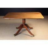 A Good, Regency Mahogany Tilt-top Breakfast Table.