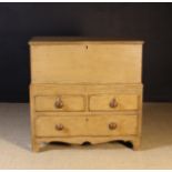 An Unusual Victorian Painted Pine Mule Chest in two sections.