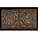 A Pair of Fine Quality Romayne Panels,