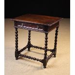 A Small 17th Century Oak Side Table.