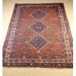 An Old Carpet 116" x 87" (295 cm x 221 cm).