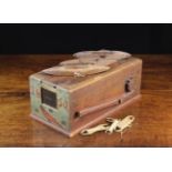 A 19th Century Tape-Loom of rectangular box form with sliding lid,