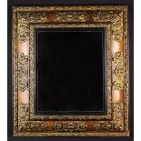 A Large 18th/Early 19th Century Cushion Front Wall Mirror.