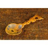 A Small, Fine Quality Boxwood Spoon,