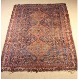 An Old Carpet 109" x 80" (277 cm x 80 cm).