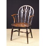 A Late 18th/Early 19th Century Thames Valley Windsor Armchair attributed to Buckinghamshire
