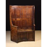 A Late 18th Century Joined Oak Settle.