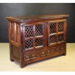 A Rare 17th Century and Later Continental Cupboard, possibly Spanish.