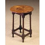 A Small 18th Century Joined Red Walnut Occasional Table.