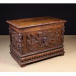 A 17th Century Continental Oak Coffer.