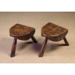 A Pair of Rustic Stools.