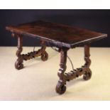 A 17th Century Spanish Walnut Table.