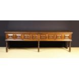 A Long 17th Century Joined Oak Low Dresser.