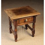 A Small 18th/19th Century Spanish or Italian Walnut Table.