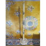 A 20th Century chinoiserie design standard lamp, without shade, approx 162cm H, in good condition