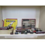 A collection of Trix to include a meteor diesel express, with original box, Trix rolling stock, a