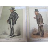 A collection of approx 100 Vanity Fair caricature prints, of Statesmen and gentry, with some