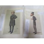 A collection of approx 100 Vanity Fair caricature prints of Statesmen and gentry, dating from 1877