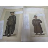 A collection of approx 85 Vanity Fair caricature prints of Statesmen dating from 1886 to 1907 - with