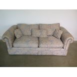 A modern two seater sofa, 204cm wide x 70cm H x 94cm D