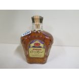 A 397ml bottle of Seagrams Crown Royal blended Canadian Whisky - level to base of neck