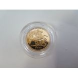 A 1982 proof, gold half sovereign, approx 4.1 grams, comes with presentations case, in good