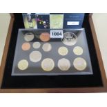 A Royal mint 2010 executive proof set in original case with paperwork No 3020