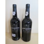 Two bottles of 1982 Fonseca Guimaraens Vintage Port - 75cl, both levels good