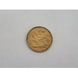 An 1896 Queen Victoria gold half sovereign, approx 3.9 grams, in good general condition, with some