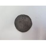 A James I, 1606 sixpence, approx 2.6 grams, approx 25mm diameter, obverse side in good condition