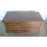 An oak toy/storage box, 95cm W x 44cm H - made by a local craftsman to a high standard