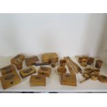 A collection of approx thirty Mauchline boxes