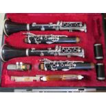 Two Buffet Crampon and Lie of Paris Ab and Bb, R13 clarinets, serial numbers 147378 and 148863 -