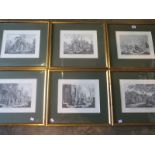 Twelve Bartolozzi prints depicting each month of a year, approx frame size 40cm x 44.5cm - prints