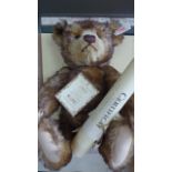 A Steiff British Collectors Bear 1995 - 30cm, Mohair - limited edition, number 2939 of 3000 with