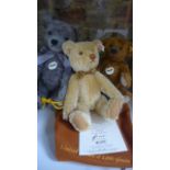 Three Steiff teddy bears, George the bear, 30cm, limited edition, number 1310 of 2000, with bag