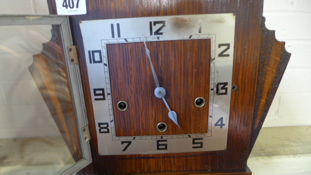 An early 20th century grand daughter clock with West Minster chimes - 153cm tall - Image 2 of 2