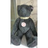 A Steiff Hunter Green Alpaca Bear - 32cm, Alpaca - limited edition, number 733 of 2008 with