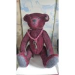 A Steiff Basco the Bear, 31cm, Mohair, limited edition - number 376 of 1500 with certificate and