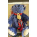 A Steiff Holland Farmer Bear with growler mechanism, 36cm , mohair, limited edition, number 929 of