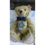 A Steiff Bernie Bear Harrods Bear 2014 with growler mechanism, 35cm, mohair, limited edition