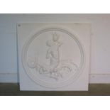 A plaster decorative panel - 90cm x 90cm