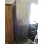 A Bosch KGW36XL30G cool water stainless steel fridge freezer, in working order