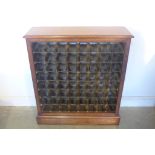 A 64 bottle wine rack made by a local craftsman to a high standard - 100cm tall x 89cm x 29cm