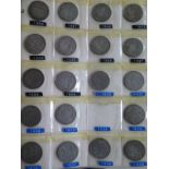 A collection of British coinage including some pre 1946, US coins and commemorative coins, with